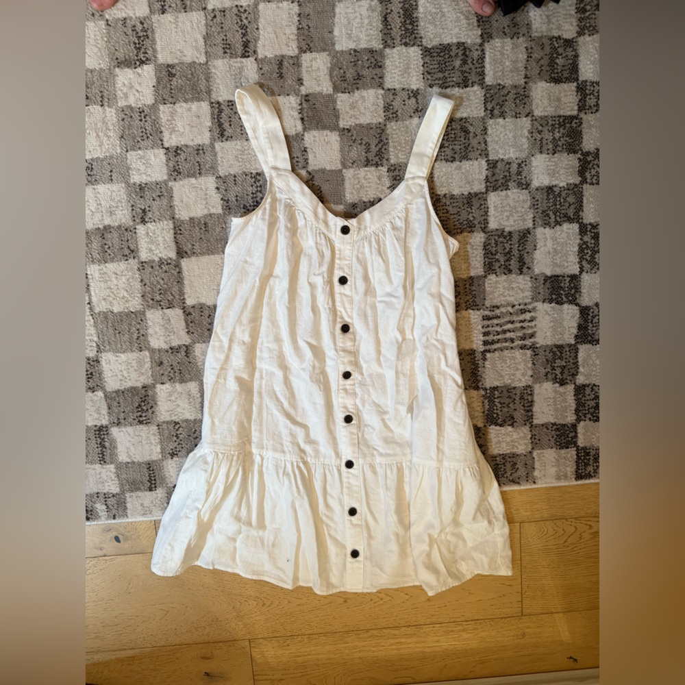 J. Crew white linen dress